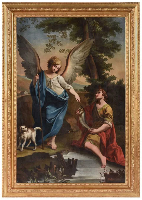 Carlo Maratta, Tobias and the Angel, possibly 18th century, oil on linen