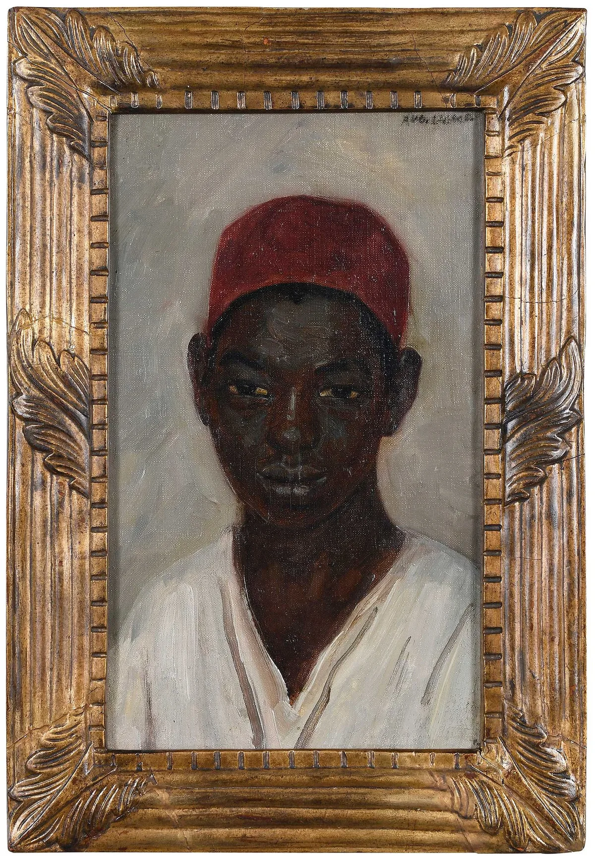 August Johannes le Gras, Arab Boy, oil on canvas