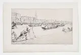 James McBey, A Regatta on the Grand Canal Venice