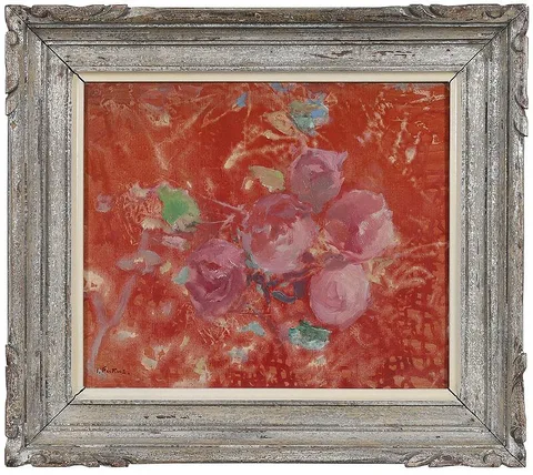 Fukuzawa Ichiro, Roses, oil on canvas