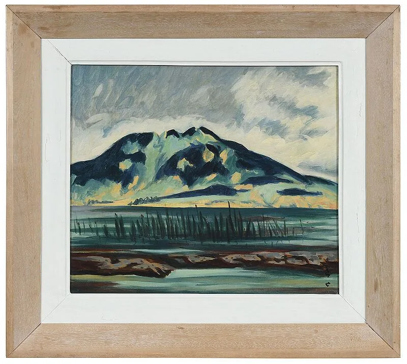Nakamura Setsuya, Nikko-Lake Ose, oil on canvas