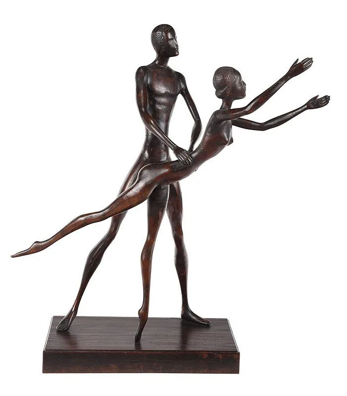 Otto Pedersen, Ballet Dancers, carved wood