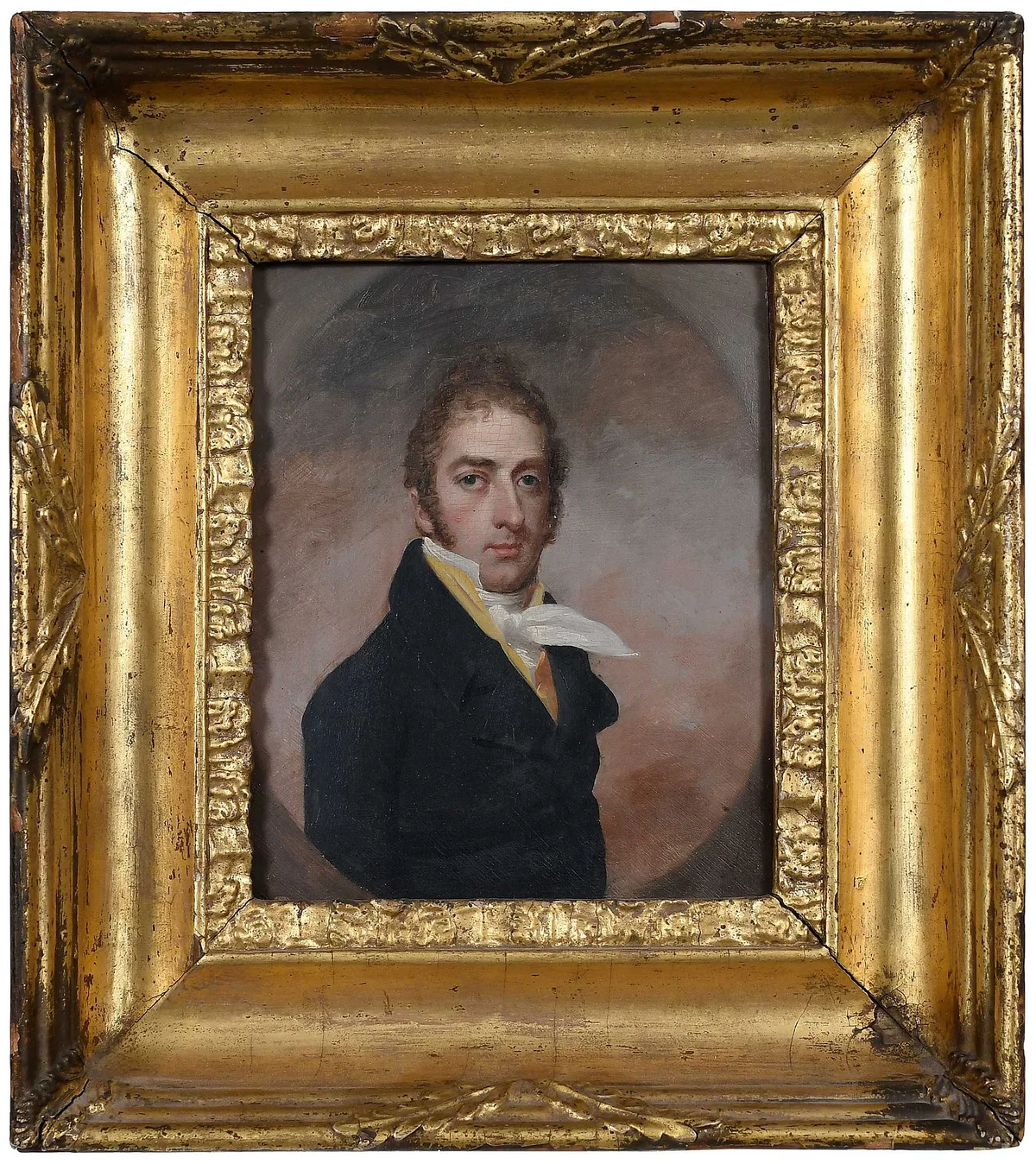 Joseph Wood, Portrait of a Handsome Gentleman, oil on poplar panel