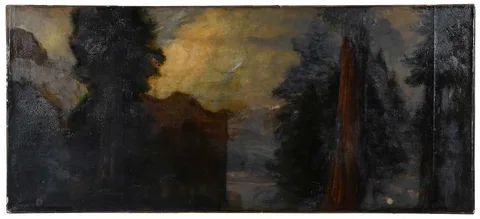 Arthur Bowen Davies, In the Sierras, circa 1905, oil on canvas