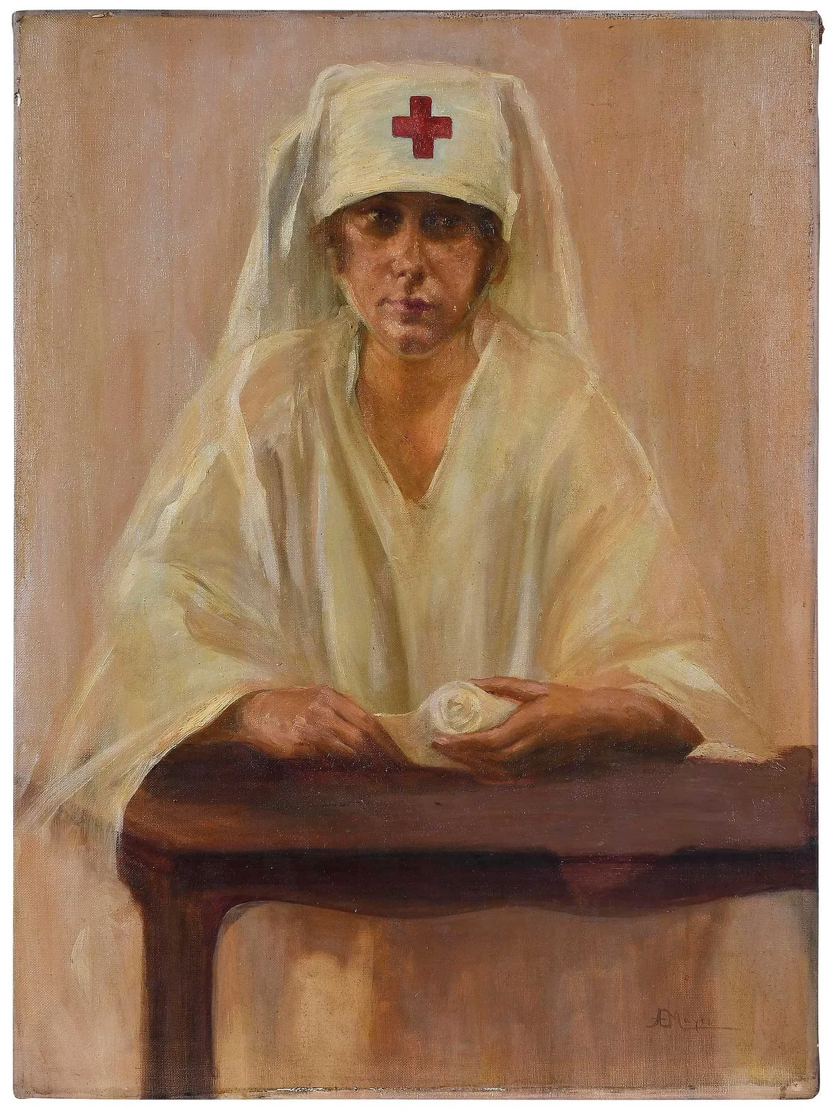 Agnes E. Mayer, Let Me Help (Miss Marie Steinway), circa 1917-1920, oil on canvas