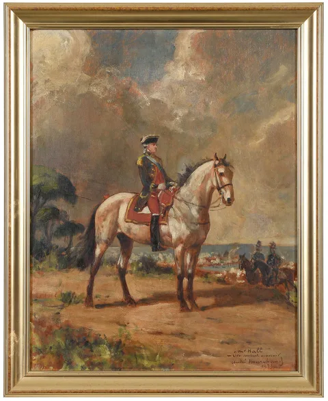 Andre Marchand, George Washington, 1933, oil on panel