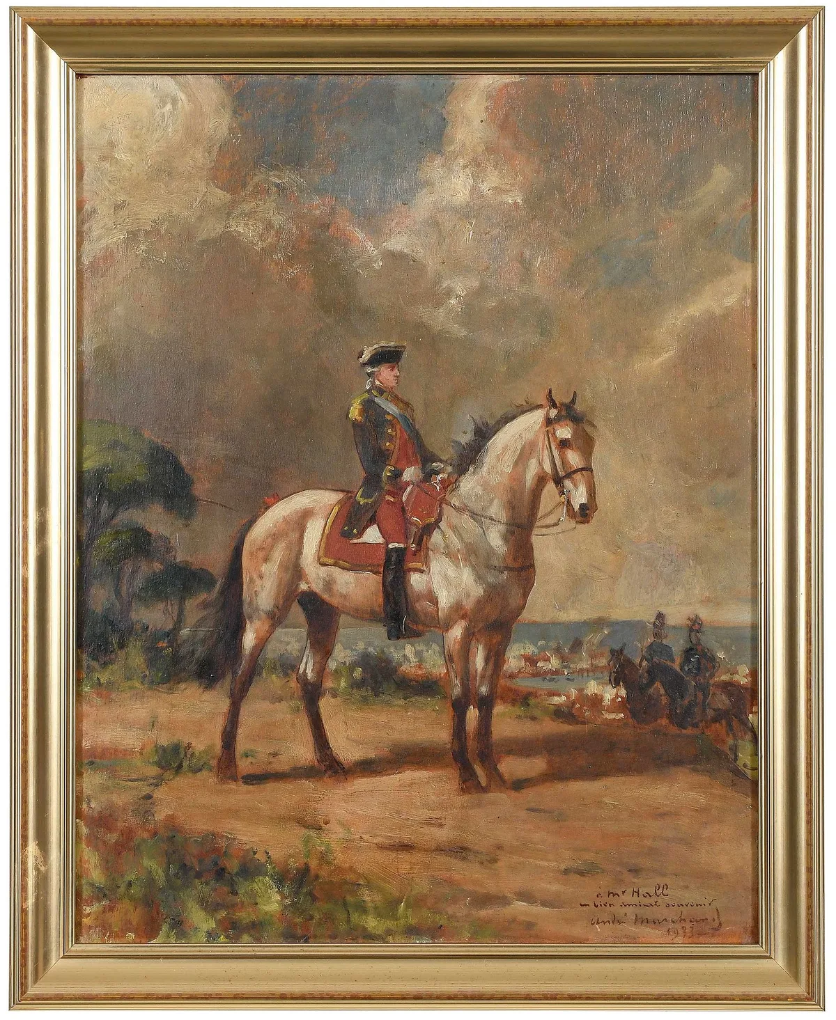 Andre Marchand, George Washington, 1933, oil on panel