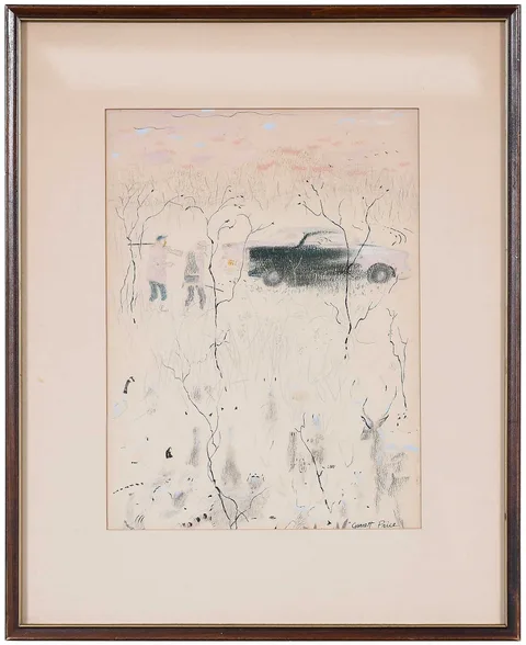 Garrett Price, Preliminary illustration for the November 15, pencil