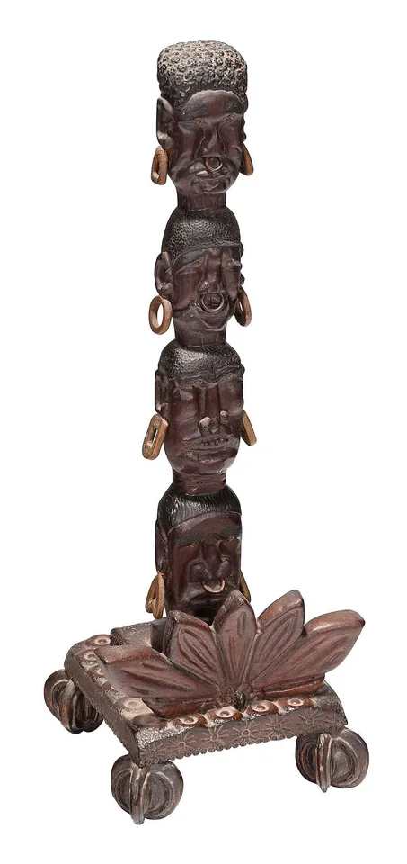 Ulysses Davis, Tribal Totem, carved