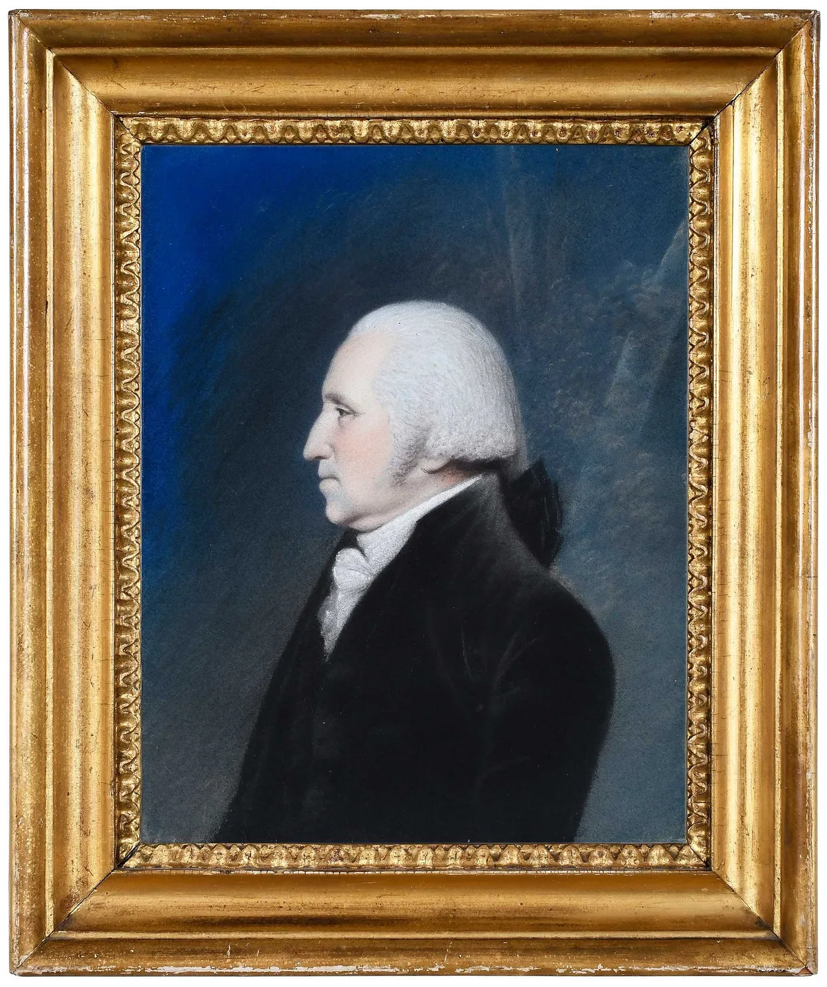 James Sharples, Portrait of George Washington, pastel on paper