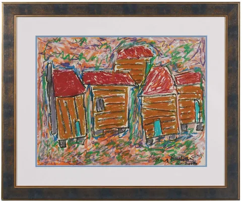 Beverly Buchanan, End of Cotton, 2003, mixed media on paper