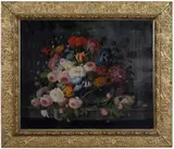 Severin Roesen, Abundant Floral Still Life