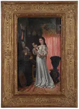 Elihu Vedder, Girl with Casket