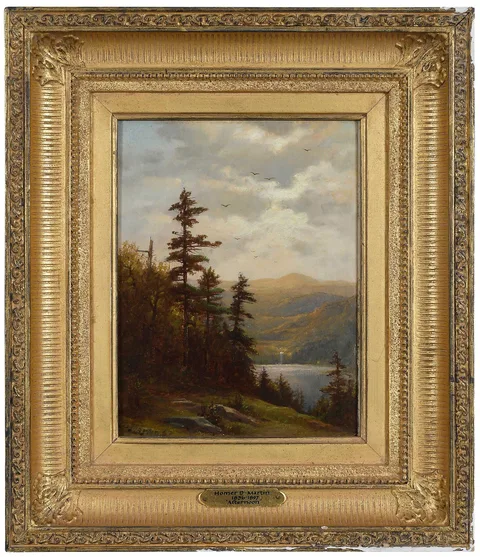 Homer Dodge Martin, Afternoon, 1867, oil on board