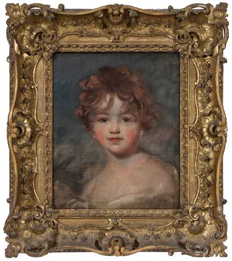 Sir Thomas Lawrence, Oil Sketch of a Child, oil on canvas