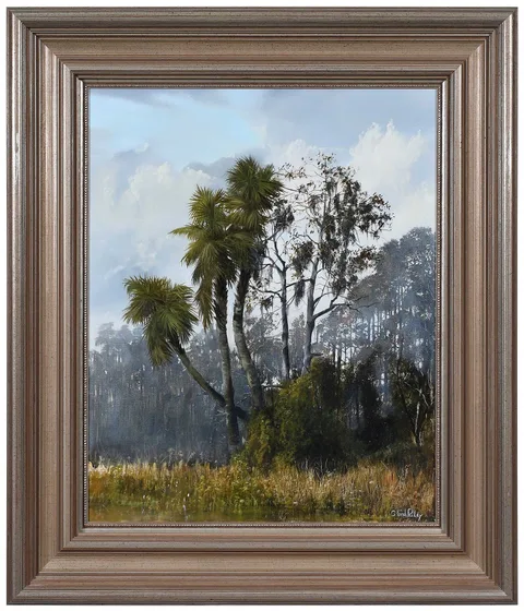 C. Ford Riley, Florida hammock, oil on canvas