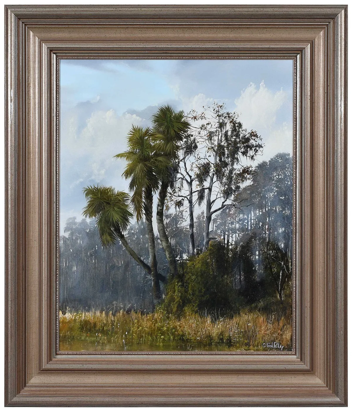 C. Ford Riley, Florida hammock, oil on canvas