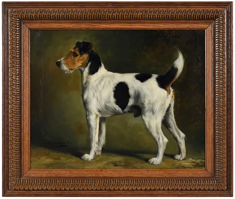 Gustav Muss-Arnolt, Champion Go Bang, oil on canvas