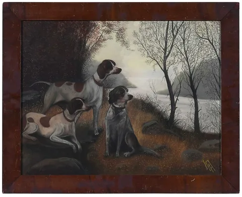 Percival Leonard Rosseau, Awaiting Orders, pastel and chalk on artist board