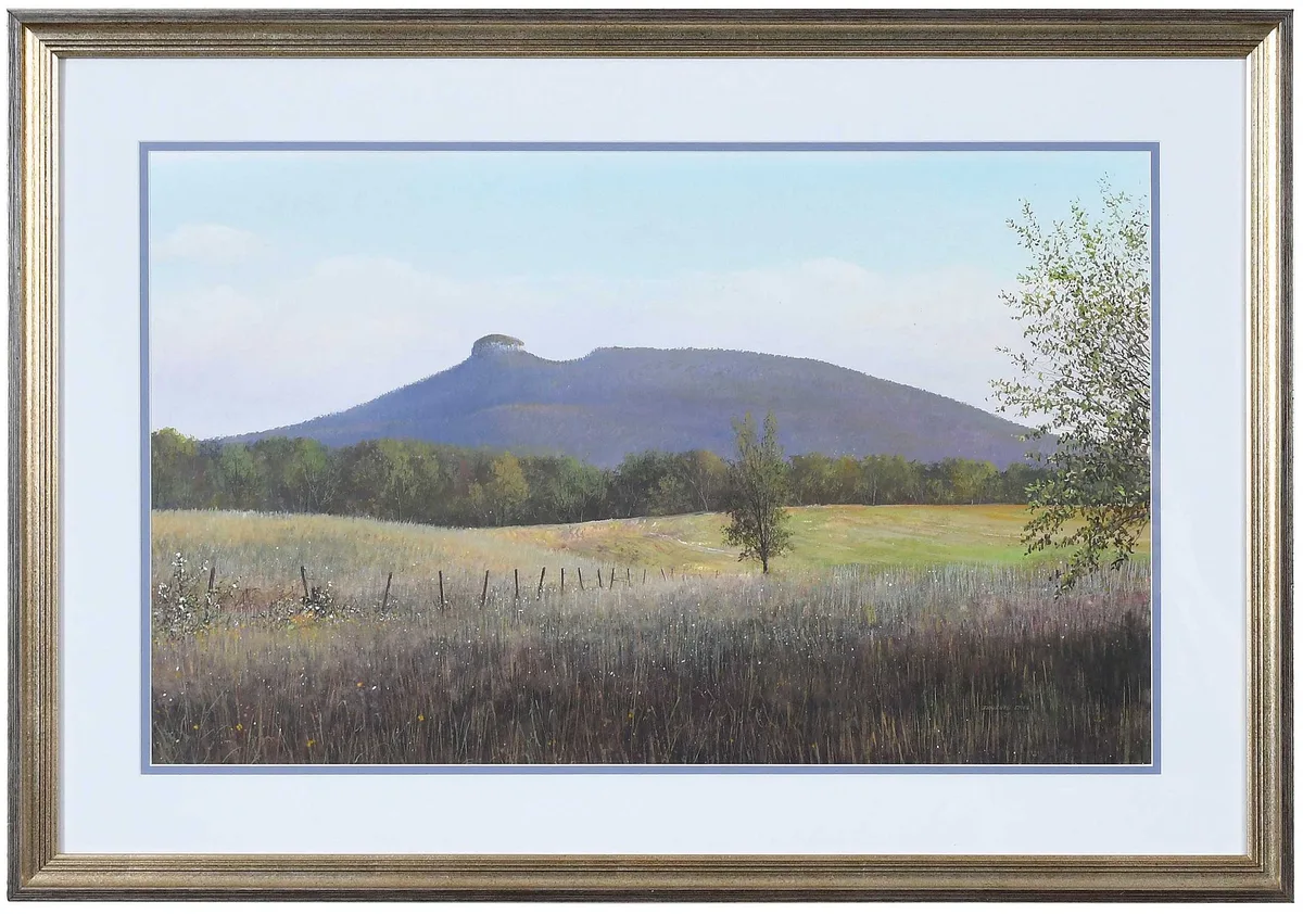 Douglas Cave, Pilot Mountain, North Carolina, watercolor