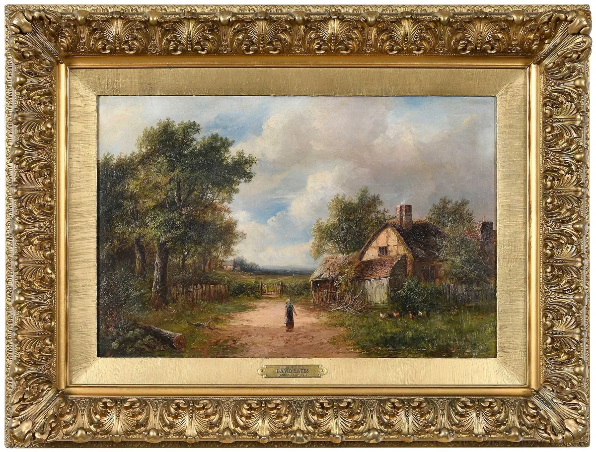 In the Midlands by David Bates, oil on canvas, sold Jun 2025