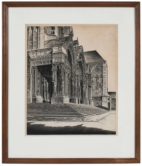 John Taylor Arms, In Memoriam, 1939, etching on paper
