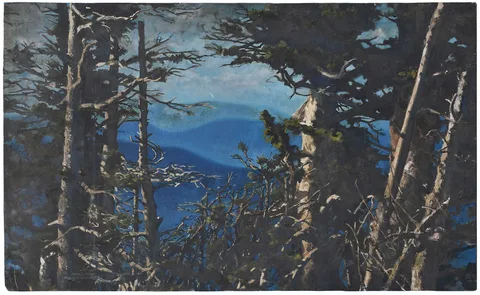Double Sided Painting by John H. Recknagel III, oil on Masonite, offered Jun 2025