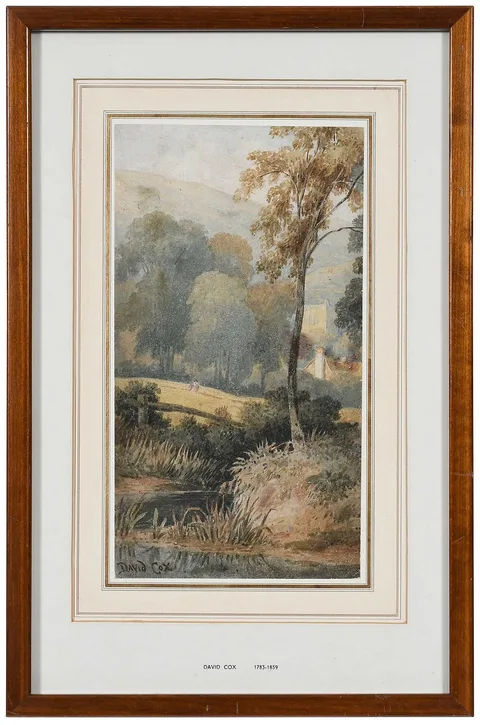 David Cox, Watercolor, circa 1840s, pencil and watercolor on paper