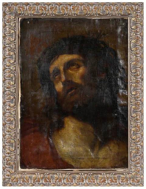 Guido Reni, Man of Sorrows, oil on canvas