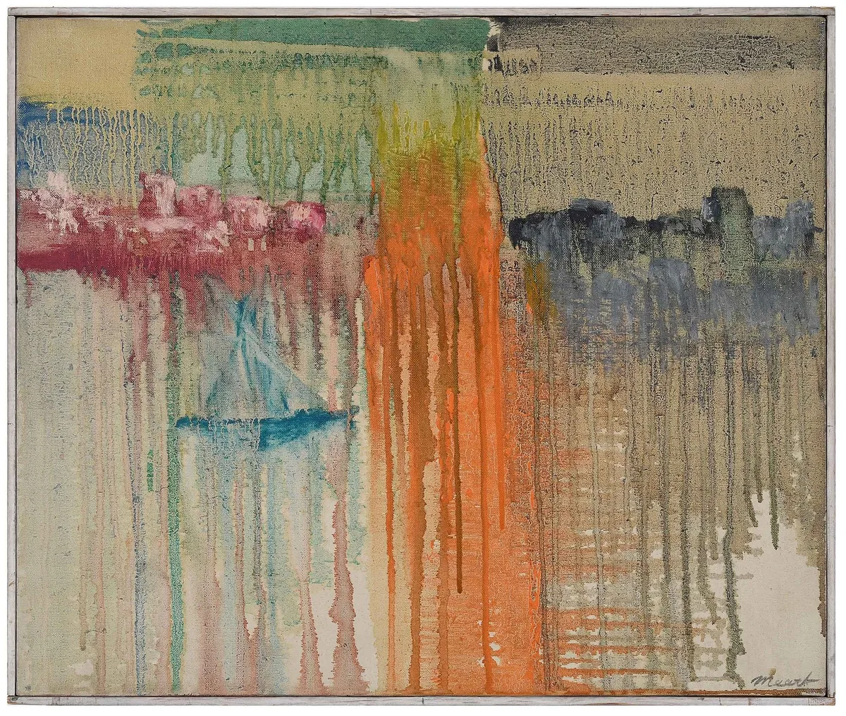 Joseph Meert, The Boat, oil on canvas