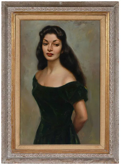 Irwin D. Hoffman, Portrait of a Lady, 1956, oil on canvas
