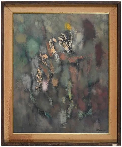 Joseph Meert, Muted Bouquet, oil on canvas