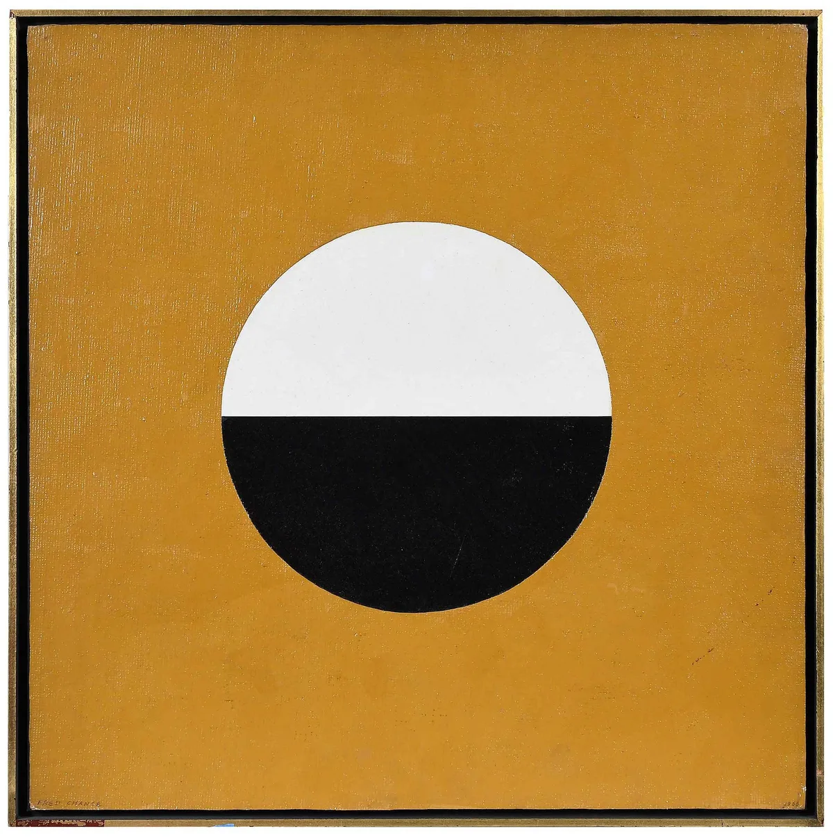 Fred Chance, Abstract, oil on canvas on Masonite