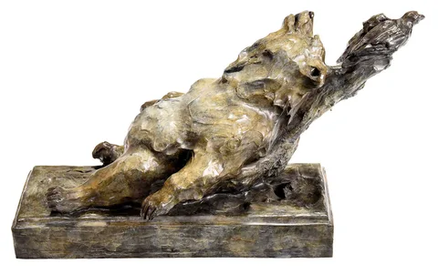 Sherry Salari Sander, After the Grain Spill, 2000, patinated bronze