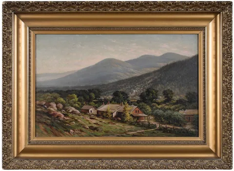 Thomas Campbell, Untitled Tennessee Valley View, oil on canvas