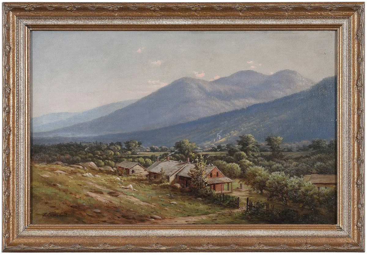 Thomas Campbell, Untitled Tennessee Valley View, oil on canvas