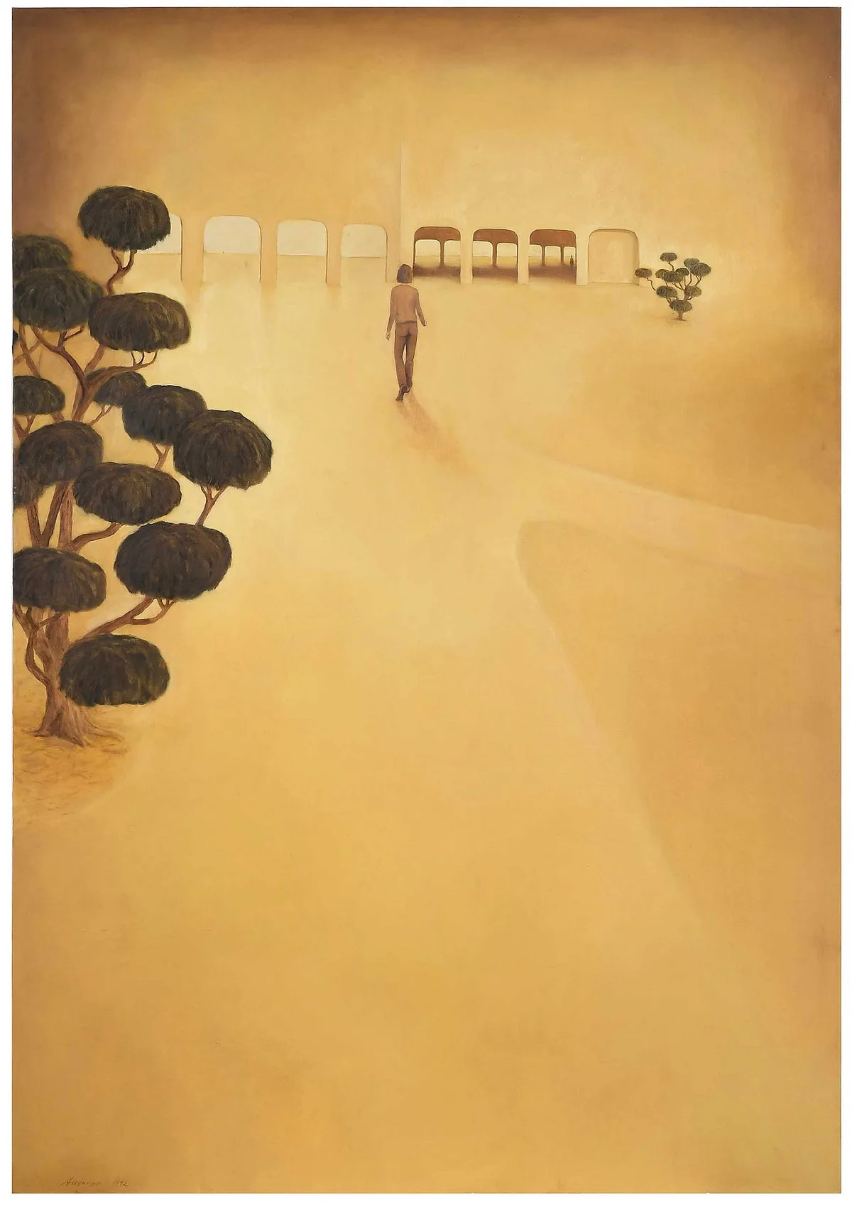 Untitled II by Mary Edith Alexander, 1991-92, oil on canvas, sold Jan 2025
