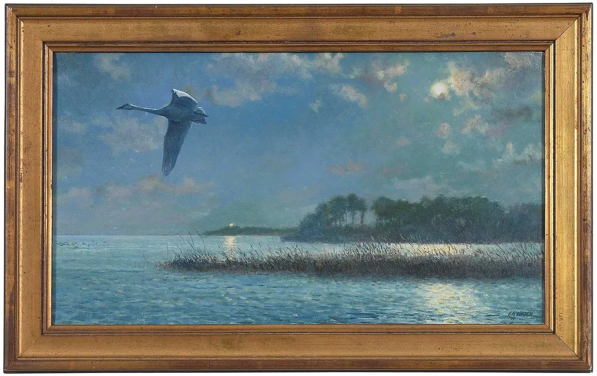 Ed Hatch, Distant Light, 1991, oil on canvas