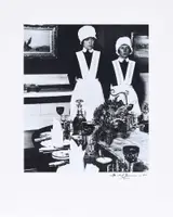 Bill Brandt, Parlourmaid and Under-Parlourmaid Ready to Serve Dinner