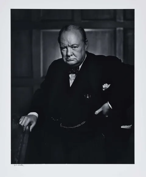 Yousuf Karsh, Winston Churchill, 1941, Gelatin silver print
