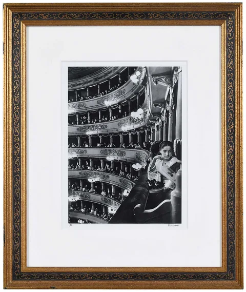 Alfred Eisenstaedt, Premiere at La Scala - Milan, 1933, gelatin silver print