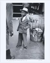 Ruth Orkin, Tired Little Boy Outside Circus at Madison Square Garden