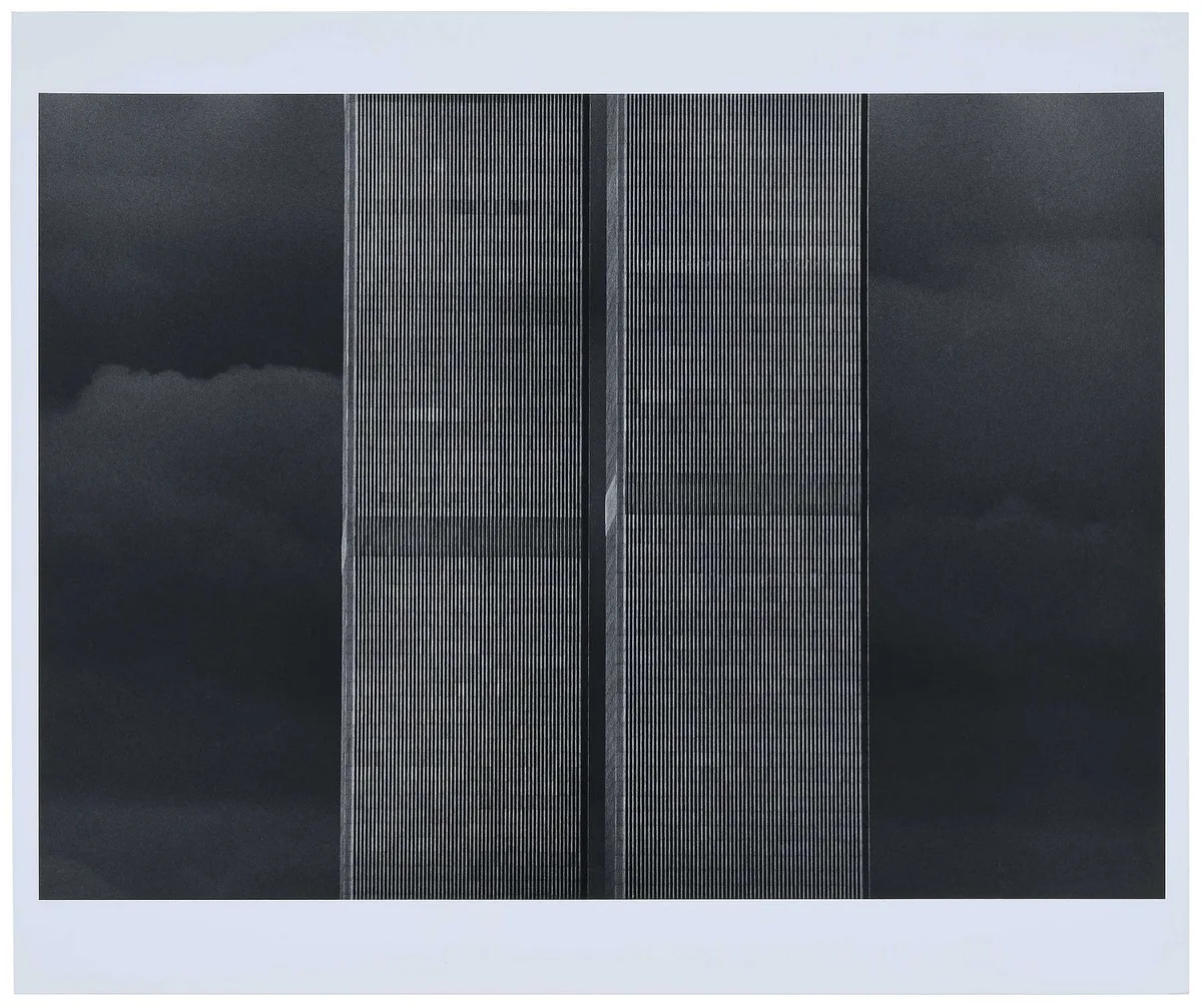 Wolf von dem Bussche, Trade Center Towers #IV, 1976, gelatin silver print