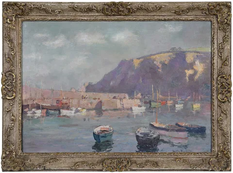 Gyrth Russell, View of Cornwall, oil on canvas
