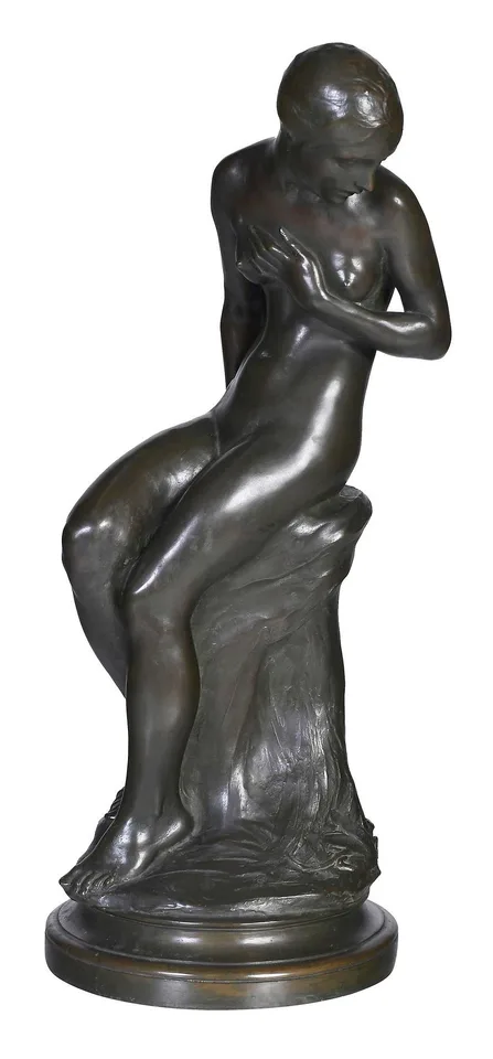 Isidore Konti, Nude, 1912, patinated bronze