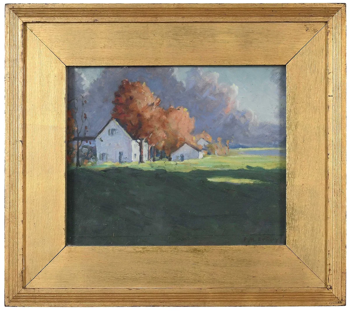 Ella M. Du Puy, A Break in the Clouds, oil on canvas
