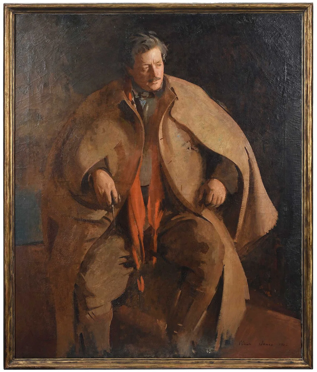 William "Billy" James, Jr., oil on canvas