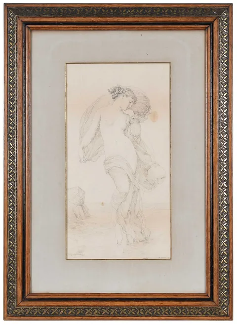 William-Adolphe Bouguereau, Drawing, ink on paper