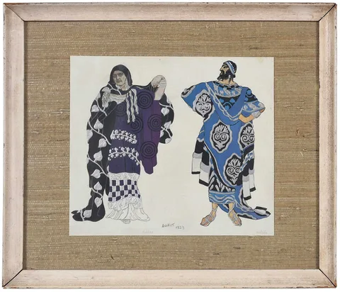 Léon Bakst, Costume Designs for Salome, circa 1908, watercolor