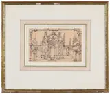 Eugene Berman, Sketch for the Metropolitan Opera